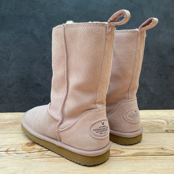 American Eagle Outfitters Pink Lined Winter Boots - Picture 10 of 16